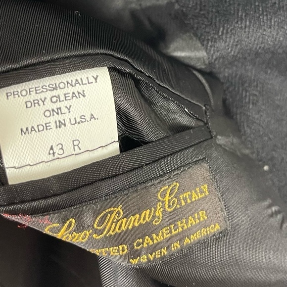 Nordstrom Loro Piana 43R 100% Camel Hair Sportscoat Blazer Made in USA - Picture 10 of 11